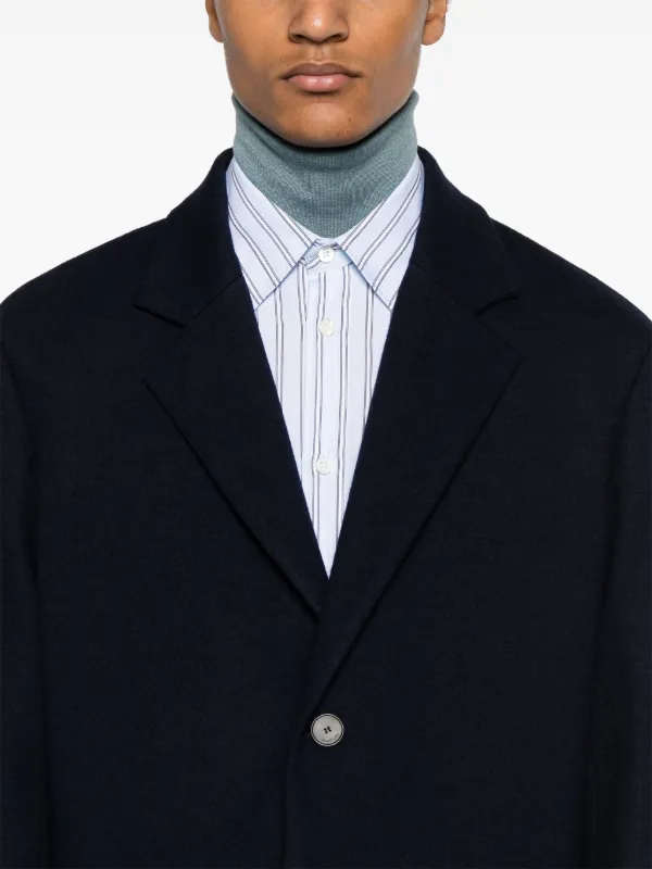 Lanvin Virgin Wool Jacket | Blue | FARFETCH AO
