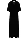 Victoria Beckham panelled knitted maxi dress - Black