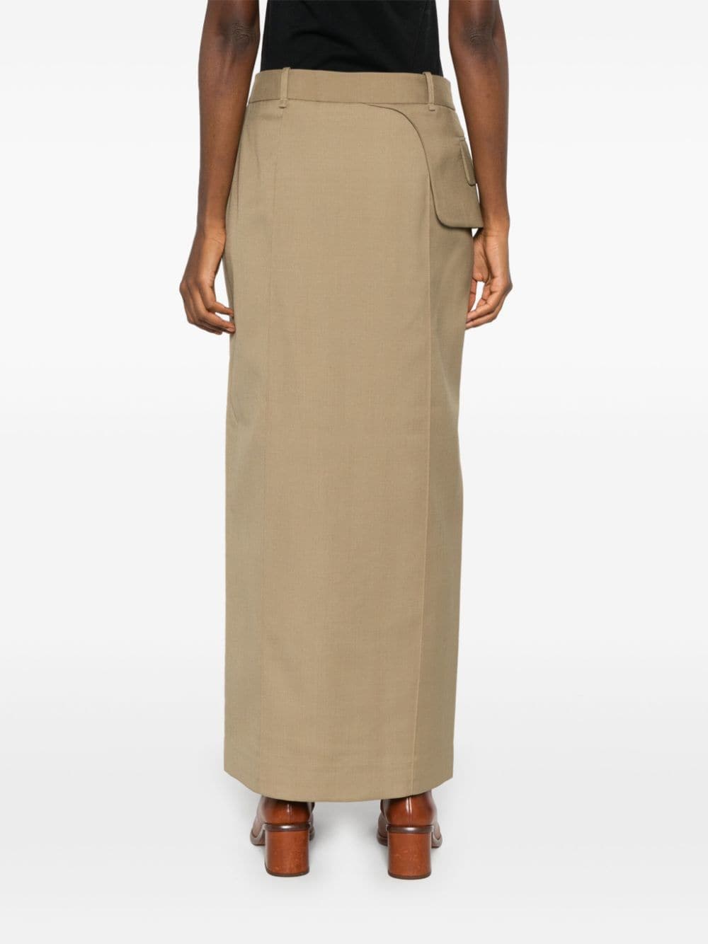 Shop Camilla And Marc Madero Maxi Skirt In Green