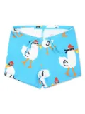 Stella McCartney Kids Seagull Bandit swimshorts - Blue