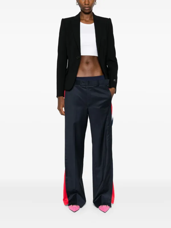 【送料&関税込】Dsquared2 Single Breasted Logo Plaque Blazer DSQUARED2 logo-plaque single-breasted Blazer | Red | FARFETCH