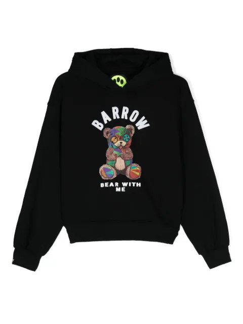 Barrow kids logo-print hoodie