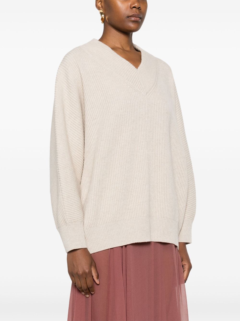 Brunello Cucinelli batwing-sleeve sweater Women