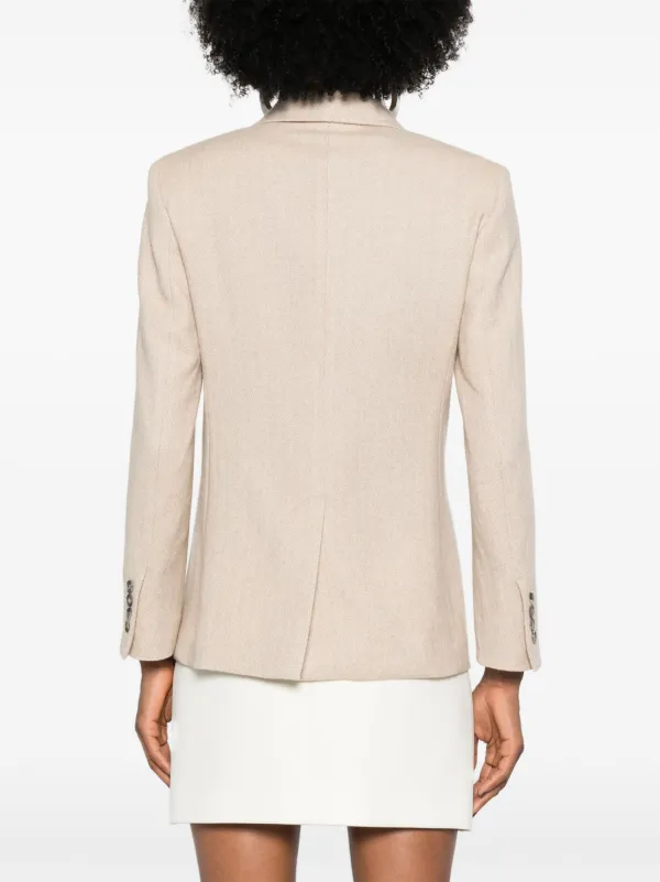 Max Mara Carpi single-breasted Blazer | Neutrals | FARFETCH BH