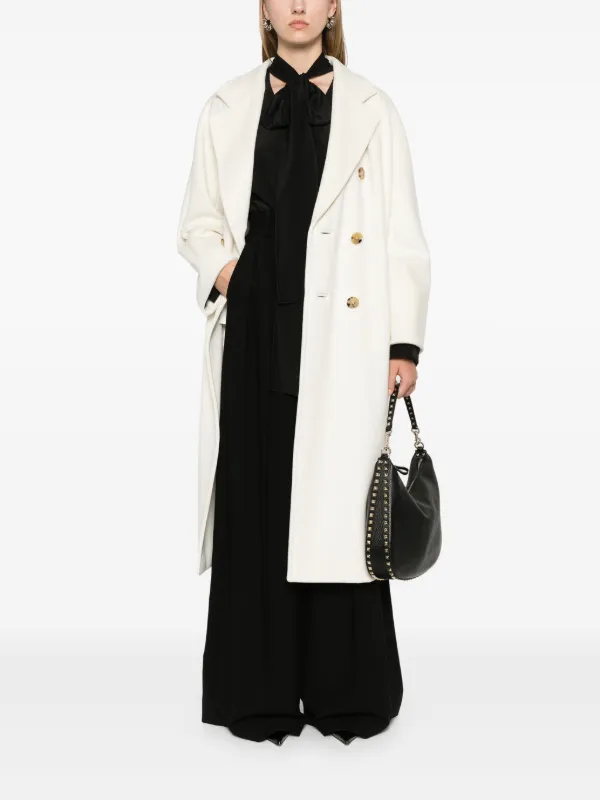 Max Mara Madame ダブルコート | ホワイト | FARFETCH JP