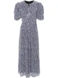 ROTATE BIRGER CHRISTENSEN sequinned printed maxi dress - Purple