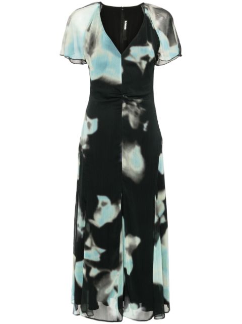 ROTATE BIRGER CHRISTENSEN vestido largo estampado