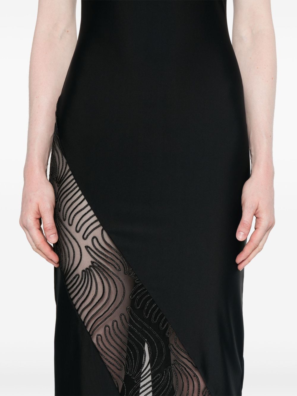 Shop Rotate Birger Christensen Tube Maxi Dress In Black