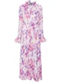 ROTATE BIRGER CHRISTENSEN chiffon flowy maxi dress - Purple