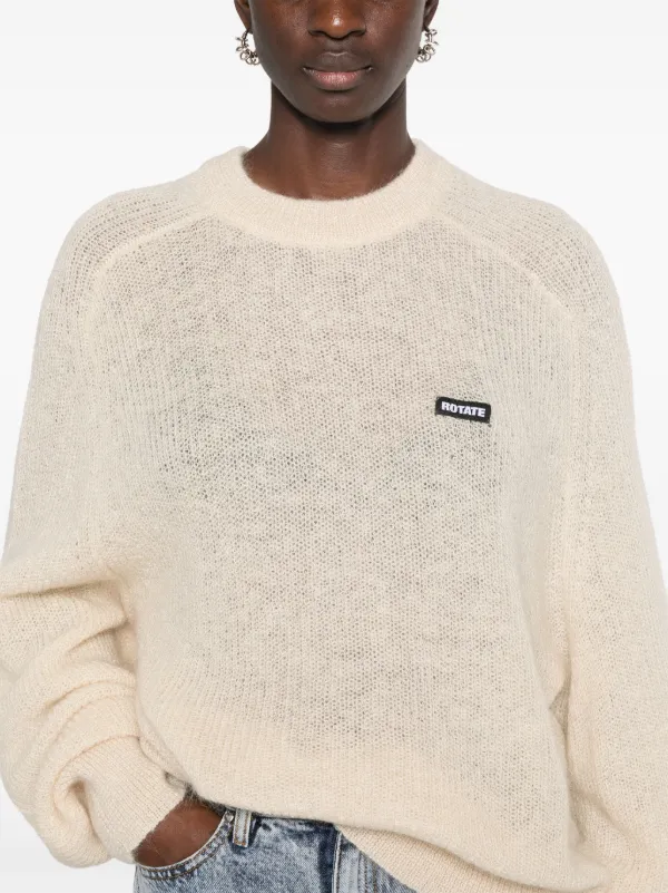 ROTATE BIRGER CHRISTENSEN ロゴ セーター | ニュートラル | FARFETCH JP