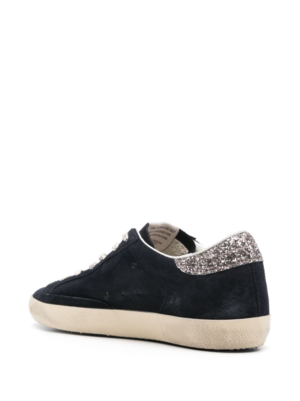 Golden Goose Super-Star suède sneakers Zwart