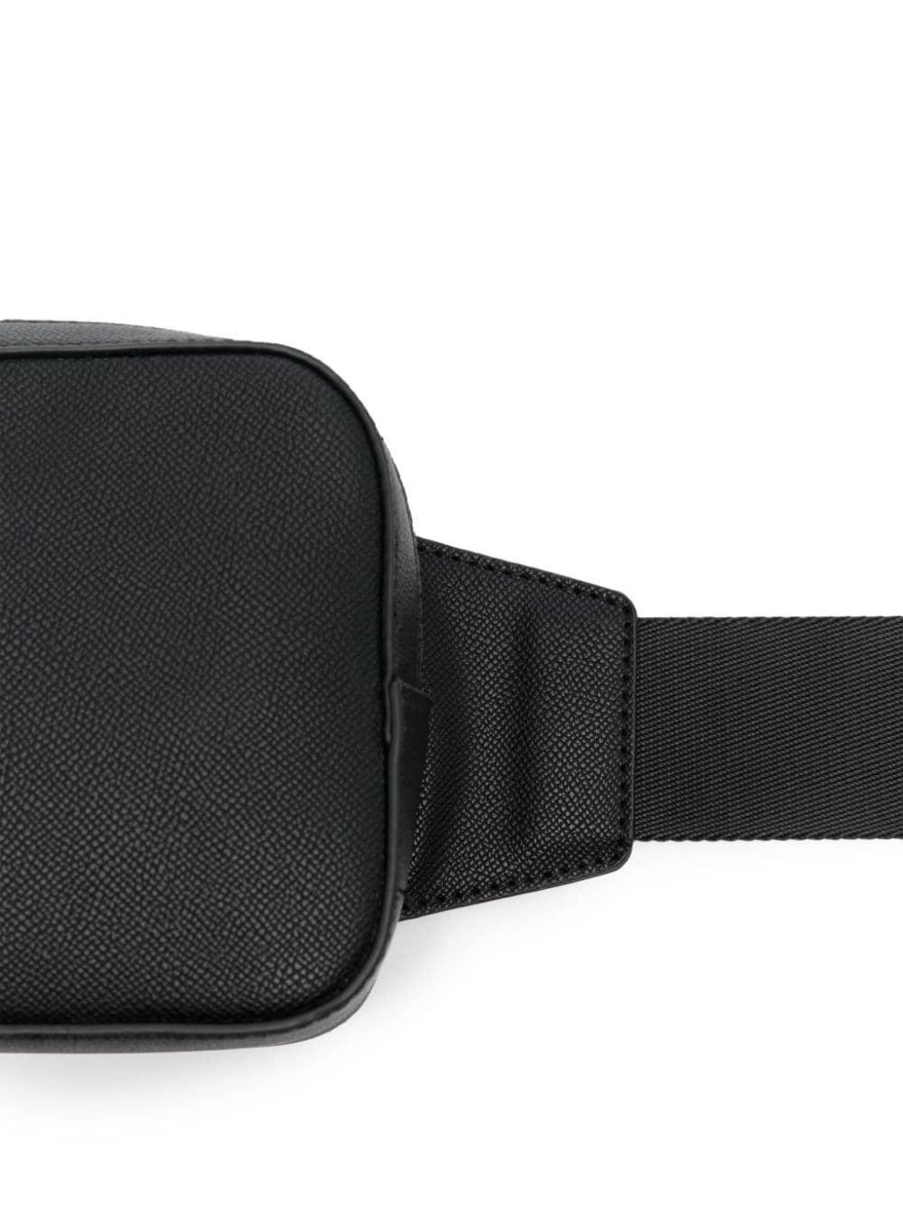 Shop John Richmond Debossed-logo Belt Bag In Black