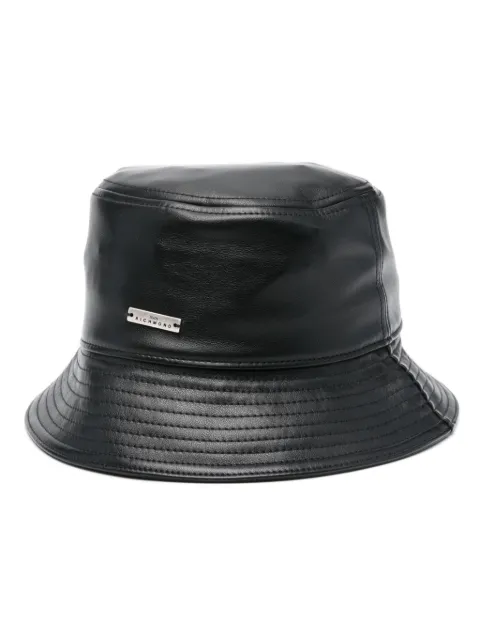 John Richmond faux-leather bucket hat