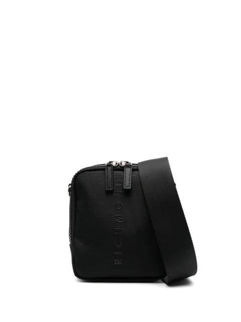 John Richmond logo-print messenger bag