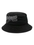 John Richmond logo-embroidered bucket hat - Black