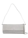 John Richmond rhinestone-embellished clutch bag - Silver