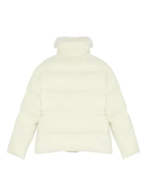 【関税込み】Yves Salomon ホワイト ボタン コート Yves Salomon（イヴ・サロモン）ウィメンズ - FARFETCH