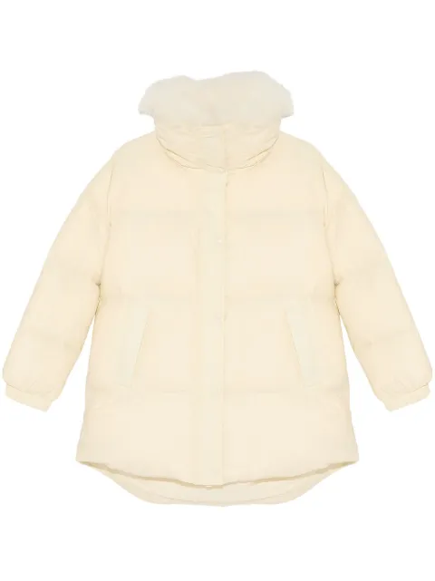 Yves Salomon padded-design coat 