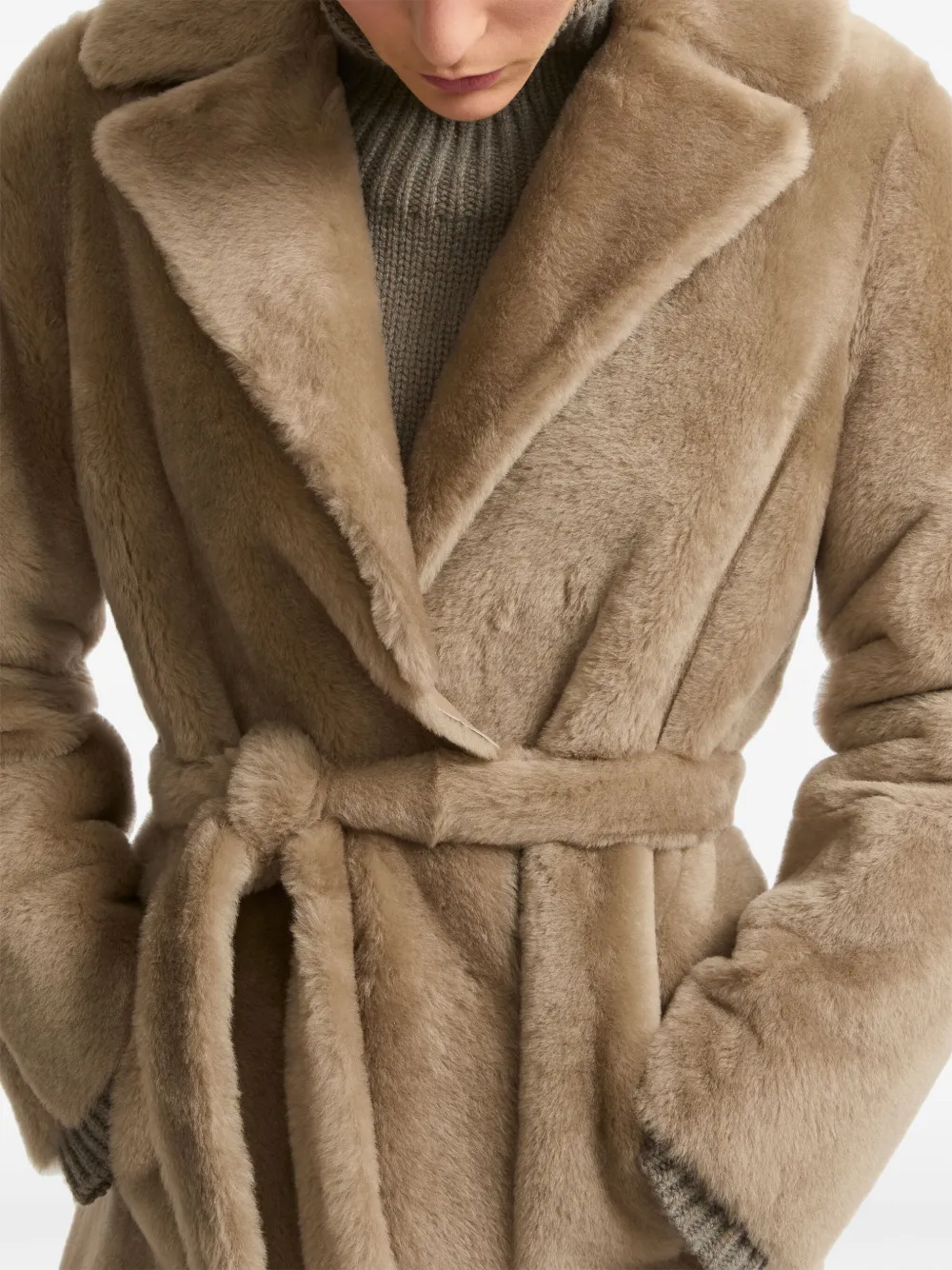 shearling coat