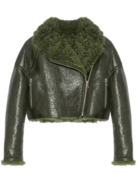 Yves Salomon chamarra biker corta