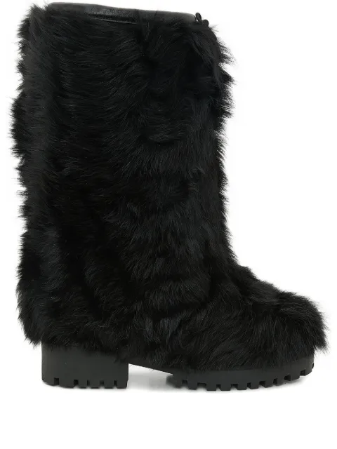 Yves Salomon shearling knee-high boots