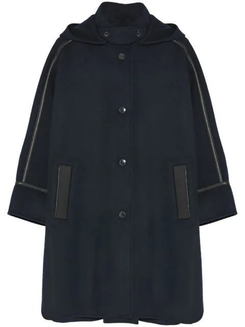 Yves Salomon cashmere-blend hooded cape