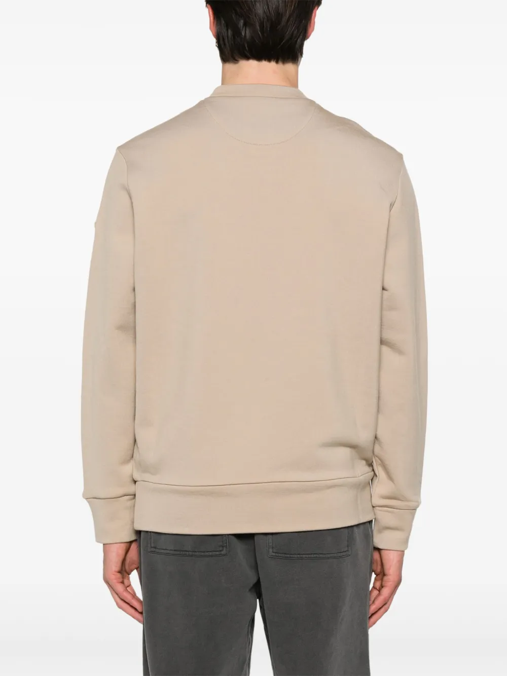 Moncler Sweater met logopatch Beige