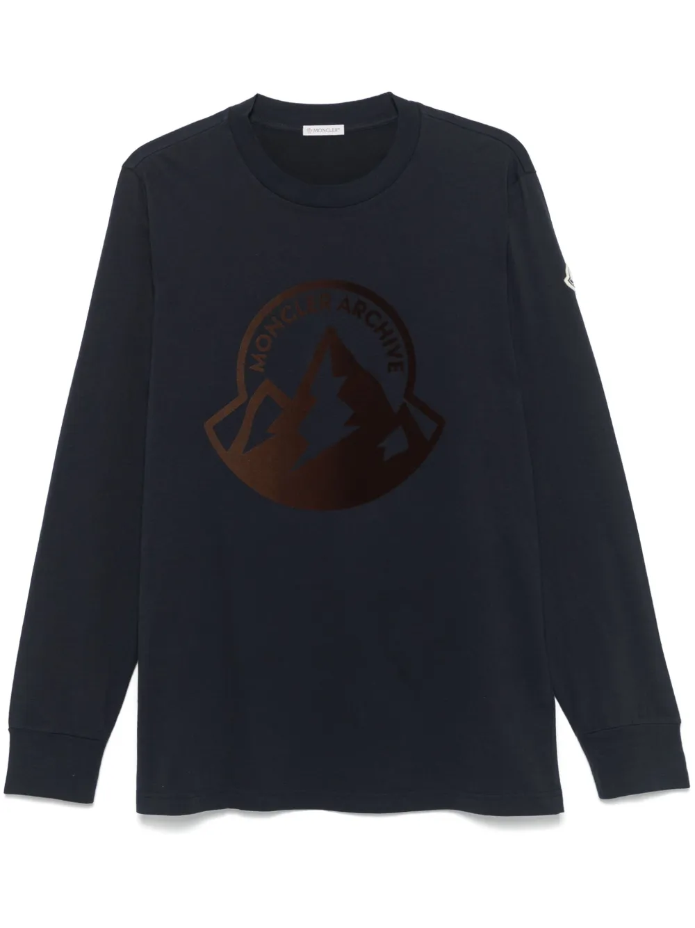 Moncler playera con logo afelpado | azul | Image 1