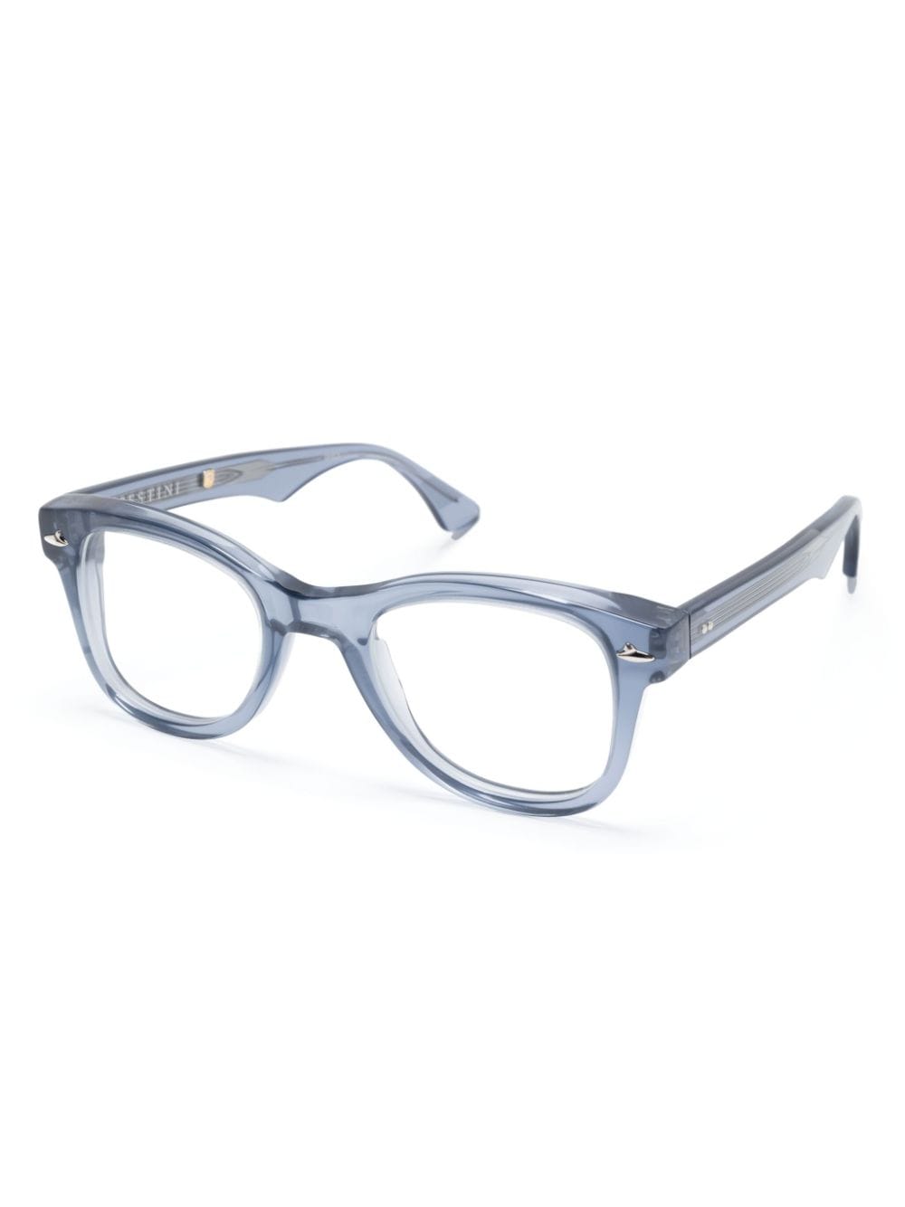 Sestini Eyewear Dieci bril met wayfarer montuur - Blauw