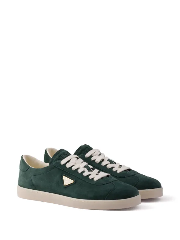 スニーカー PRADA 'Lane' sneakers Green 2EE394054 Prada Lane Sneakers | Green | FARFETCH UK