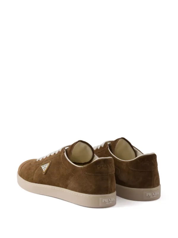 スニーカー PRADA 'Lane' sneakers Brown Lane suede sneakers in brown - Prada | Mytheresa