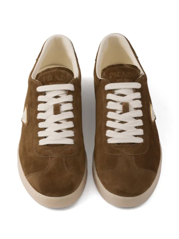 Prada Lane Sneakers | Brown | FARFETCH HU