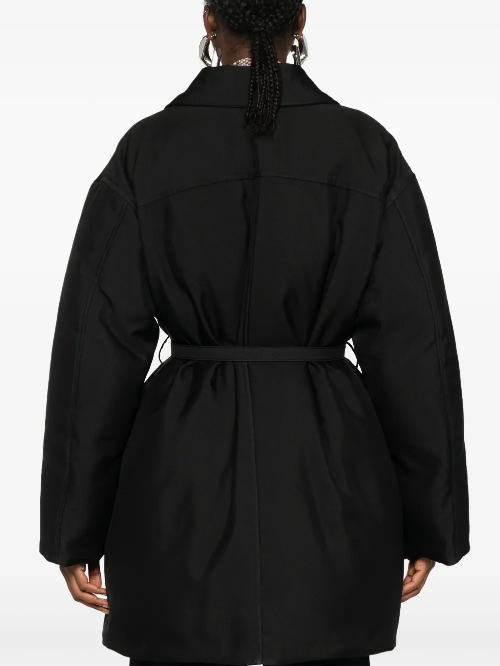 Jil Sander Gewatteerde jas Zwart