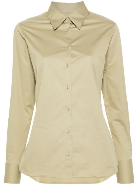 Closed poplin cotton shirt