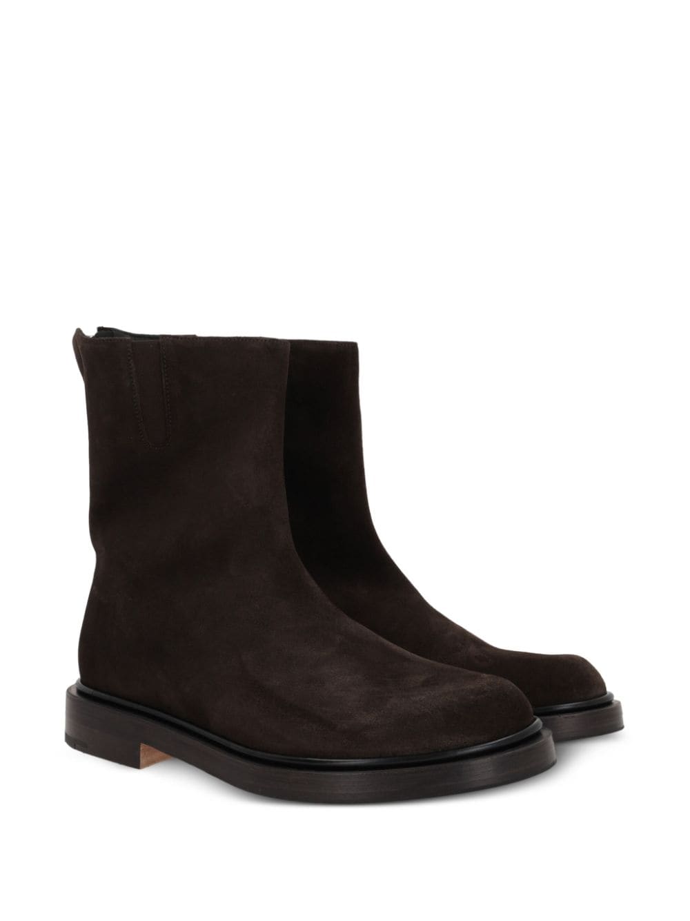 Shop Premiata Suede Ankle Boots In Brown