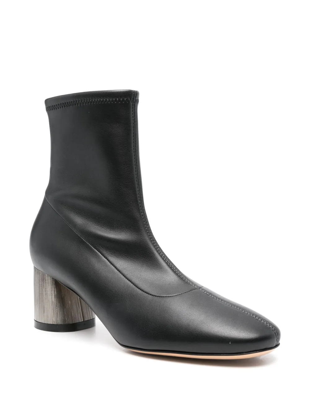 Casadei 55 mm enkellaarzen Zwart