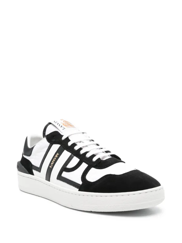 LANVIN ホワイト/ブラック スニーカー Lanvin レースアップ スニーカー | ブラック | FARFETCH JP