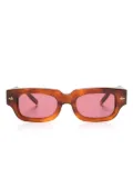 Sestini Eyewear Tre tortoiseshell-effect sunglasses - Brown