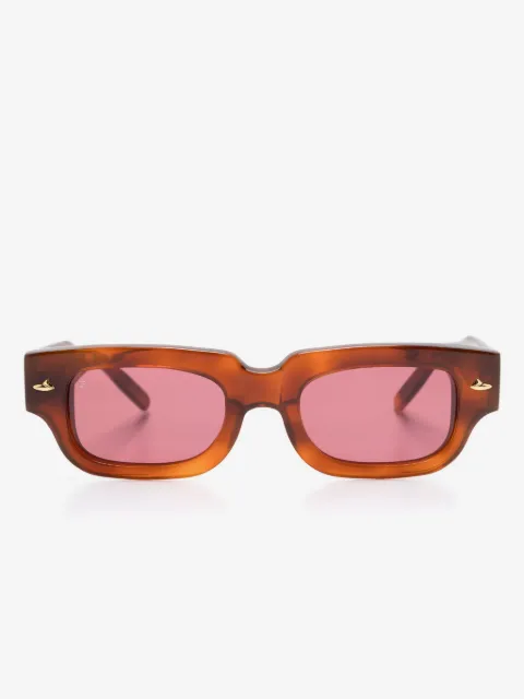 Sestini Eyewear 트레 톨토이즈셸 이펙트 선글라스