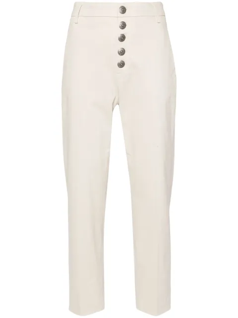 DONDUP Nima logo-plaque trousers