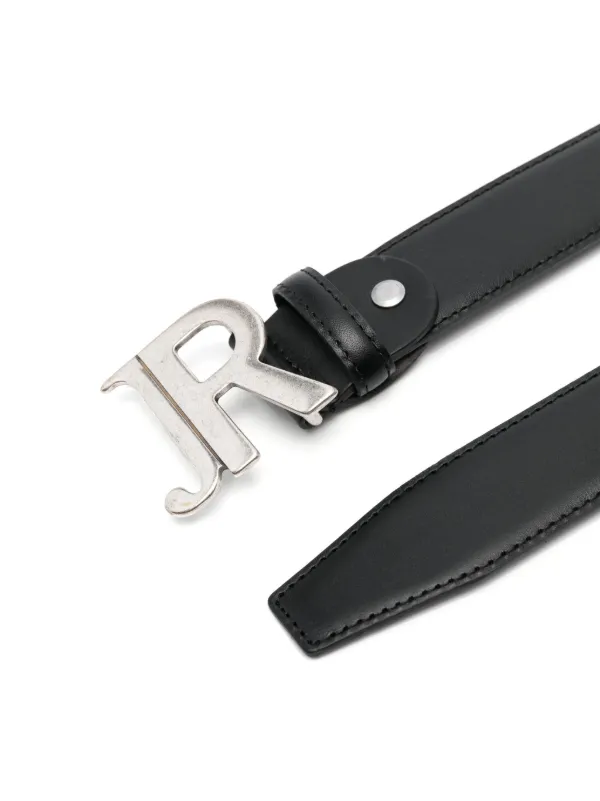 John Richmond ロゴバックル ベルト | ブラック | FARFETCH JP