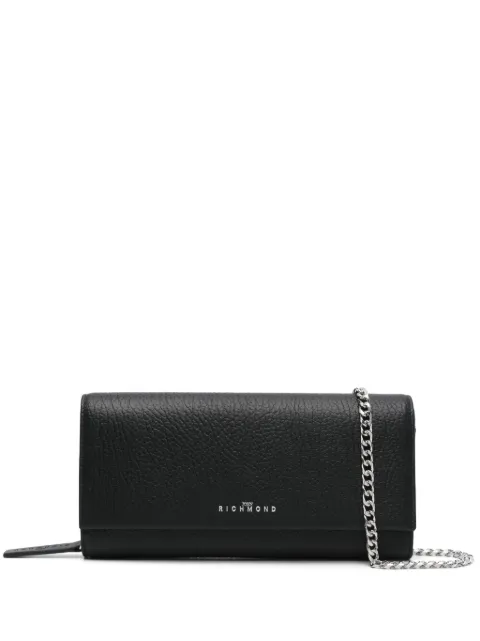 John Richmond leather clutch