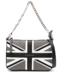 John Richmond flag-motif shoulder bag - Black