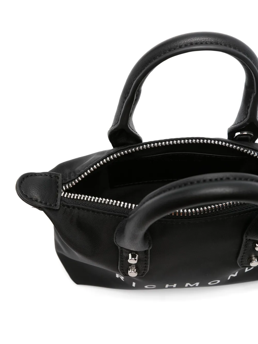 John Richmond Logo-print Tote Bag In 黑色