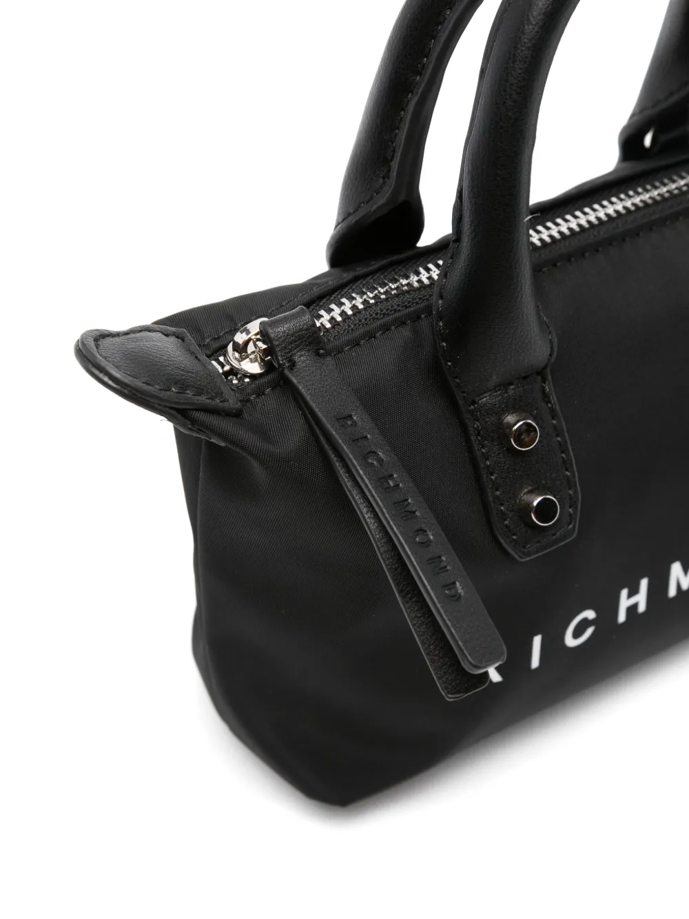 John Richmond Logo-print Tote Bag In 黑色