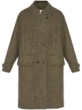 Yves Salomon wool coat - Brown