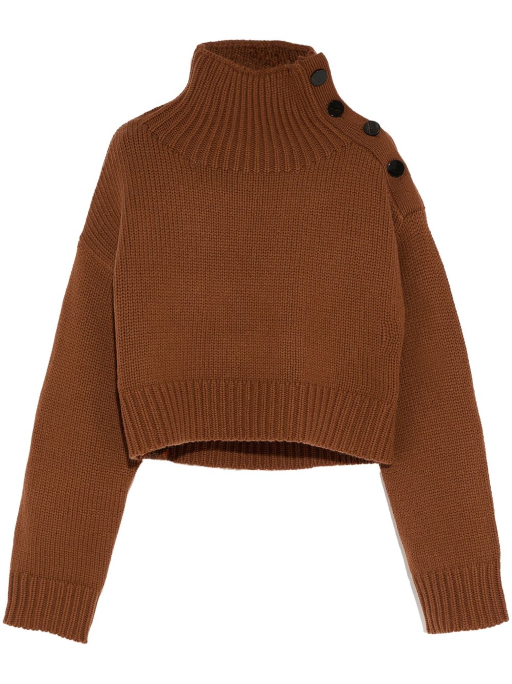 cropped knit jumper