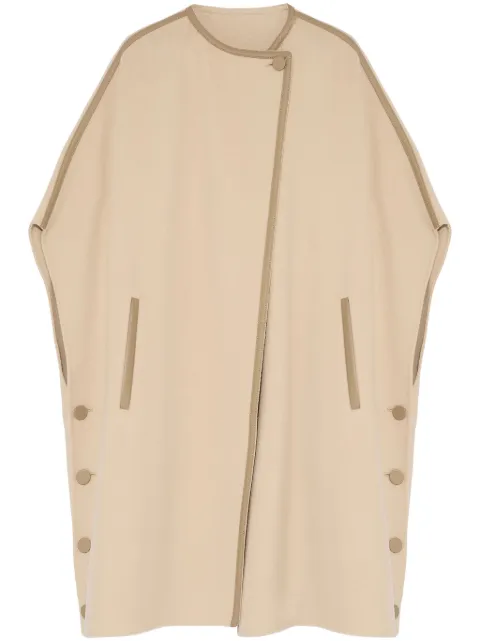 Yves Salomon double-layer cashmere-blend cape