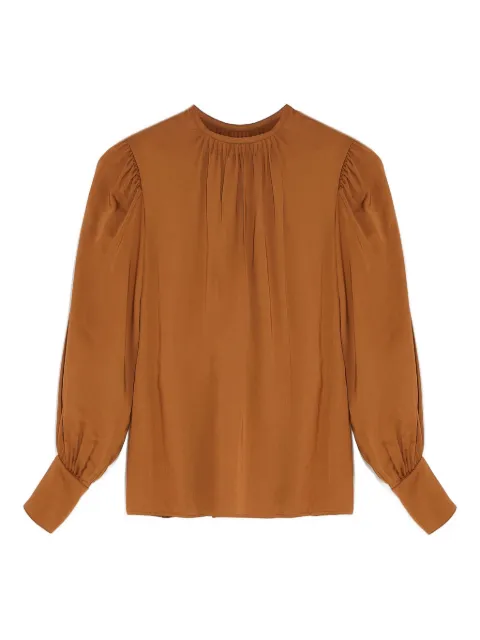 Yves Salomon button-embellishment blouse