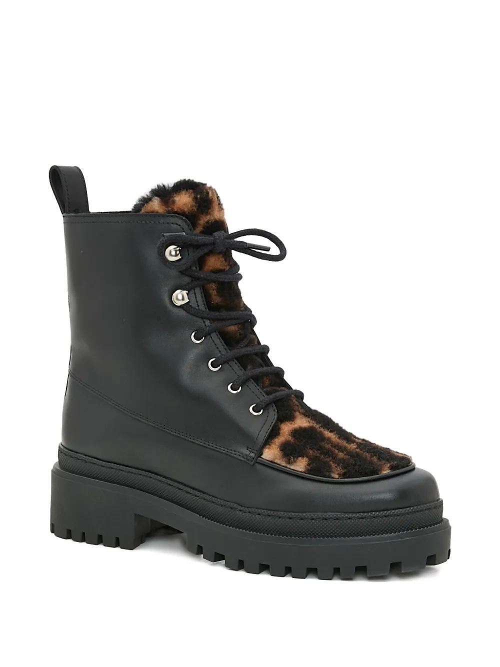 Yves Salomon leopard-print leather ankle boots | Ankle Boots | Image 2